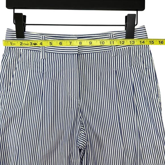 TWP Didi White and Navy Stripe Wide Leg Pants - Picture 8 of 12